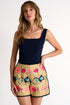 Shan Diana Luxurious Jacquard Shorts - 52449-55-958