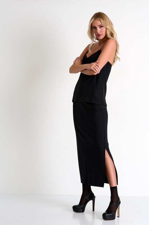 Shan Céline Bias-cut silk camisole