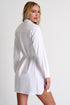 Shan Angele Poplin shirt tunic with cinched waist