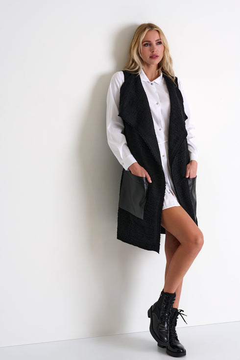 Shan Angèle Poplin shirt tunic with cinched waist