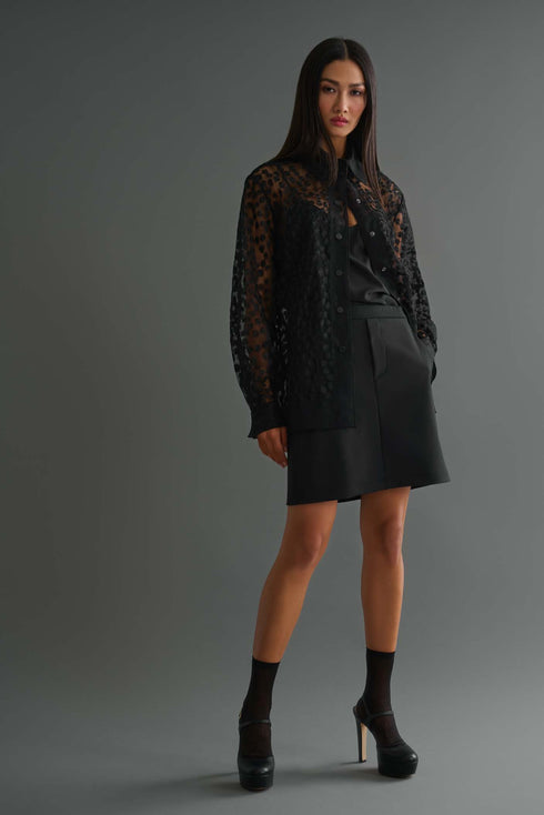 Shan Agathe Contemporary Short Skirt