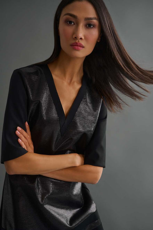 Shan Barbara V-neck dress