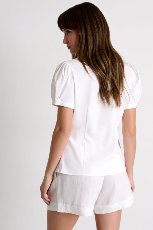 Shan Elisabeth Short-Sleeved Lycra Blouse