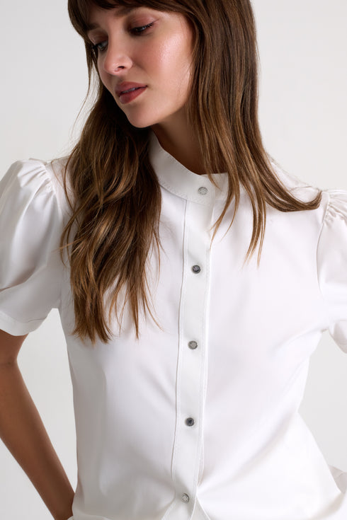 Shan Elisabeth Short-Sleeved Lycra Blouse