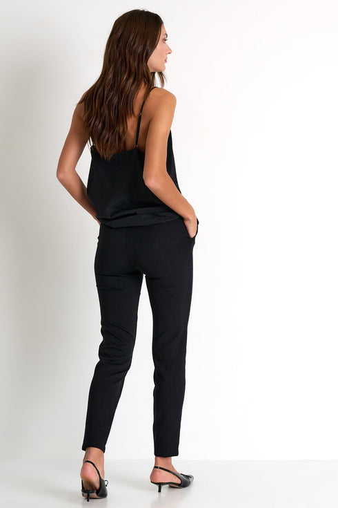 Tapered Pants - 52527-52-800 02 / 800 Black / 75% POLYAMIDE, 25% ELASTANE