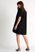 Loose Polo Dress - 52527-65-800 02 / 800 Black / 75% POLYAMIDE, 25% ELASTANE