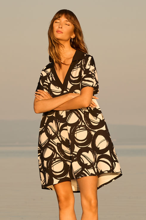 Shan Sofia Sofia Loose Polo Dress