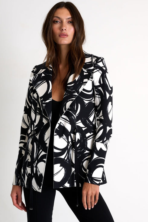 Structured Blazer - 52527-78-952 02 / 952 Luna / 75% POLYAMIDE, 25% ELASTANE