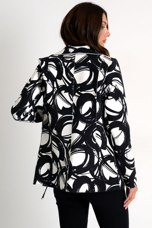 Structured Blazer - 52527-78-952 02 / 952 Luna / 75% POLYAMIDE, 25% ELASTANE