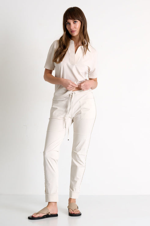 Casual Lycra Pants - 52530-50-110 02 / 110 Beige / 75% POLYAMIDE, 25% ELASTANE