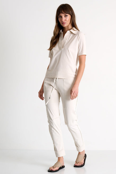 Casual Lycra Pants - 52530-50-110 02 / 110 Beige / 75% POLYAMIDE, 25% ELASTANE