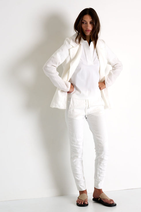 Lycra Polo - 52530-62-020 02 / 020 Cream / 75% POLYAMIDE, 25% ELASTANE