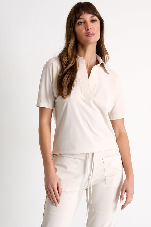 Lycra Polo - 52530-62-110 02 / 110 Beige / 75% POLYAMIDE, 25% ELASTANE