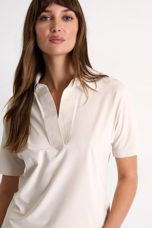 Lycra Polo - 52530-62-110 02 / 110 Beige / 75% POLYAMIDE, 25% ELASTANE