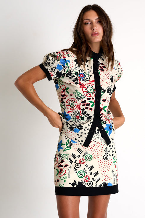 Short-Sleeved Lycra Blouse - 52530-82-950 02 / 950 Florence / 75% POLYAMIDE, 25% ELASTANE