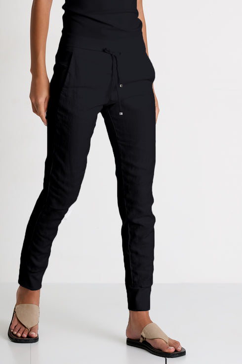 Shan Elisabeth Casual Linen & Lycra Pants