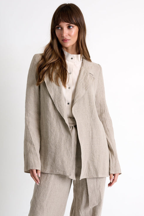 Linen Blazer - 52536-78-110 02 / 110 Beige / 100% LINEN