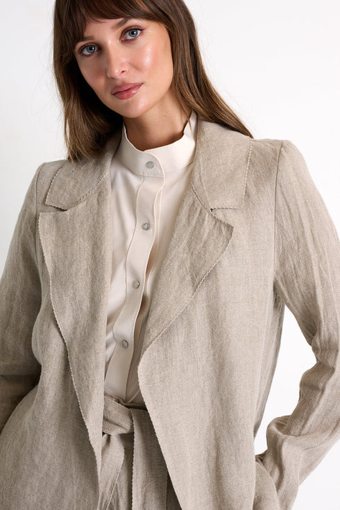 Linen Blazer - 52536-78-110 02 / 110 Beige / 100% LINEN