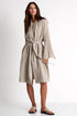 Linen Trench Coat - 52536-80-110 02 / 110 Beige / 100% LINEN