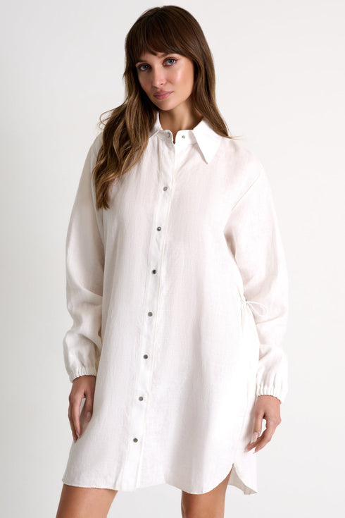 Shan Lina Linen shirt dress - 52536-84-020