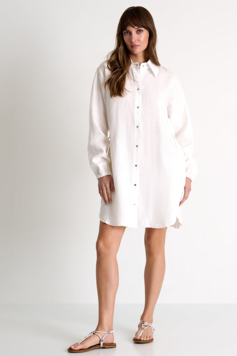 Shan Lina Linen shirt dress - 52536-84-020