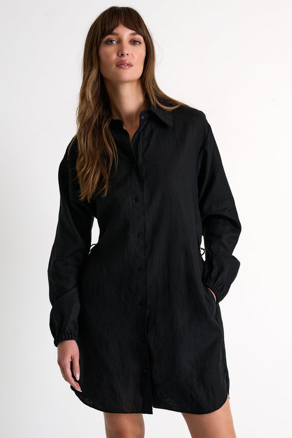 Shan Lina Linen shirt dress - 52536-84-800