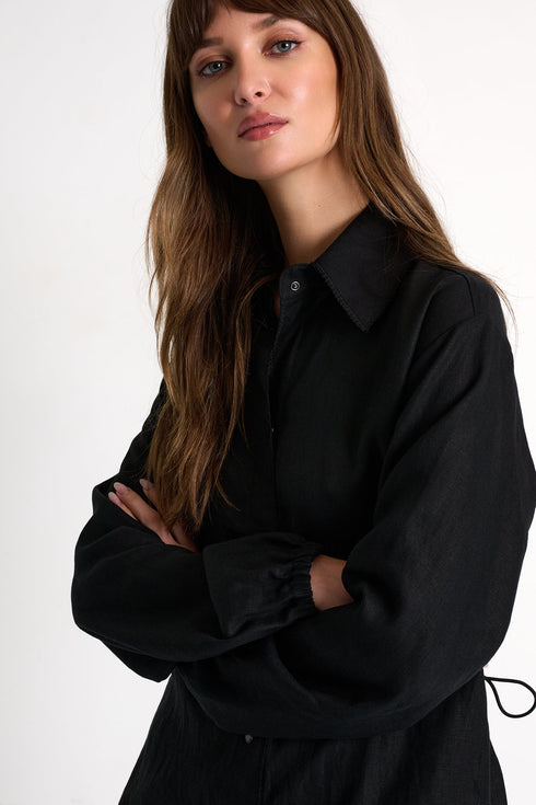 Shan Lina Linen shirt dress - 52536-84-800