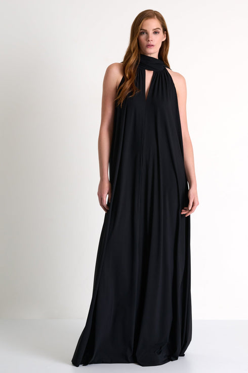 Shan Elisabeth Maxi lycra halter dress - 52555-71-800