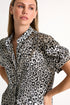 Shan Céline Short-sleeved silk blouse