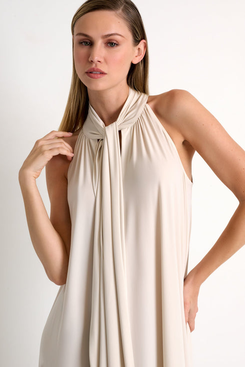 Shan Elisabeth Maxi lycra halter dress - 52555-71-110