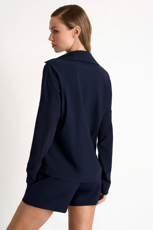 Shan Élisabeth Lycra polo blouse