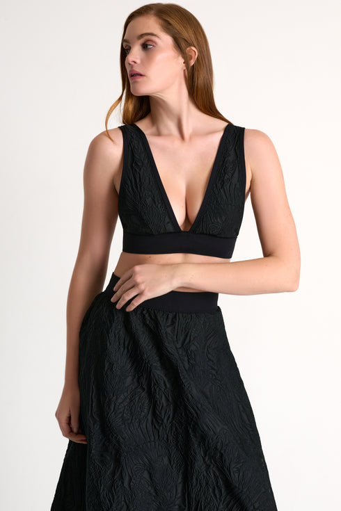 Shan Maxime Textured top
