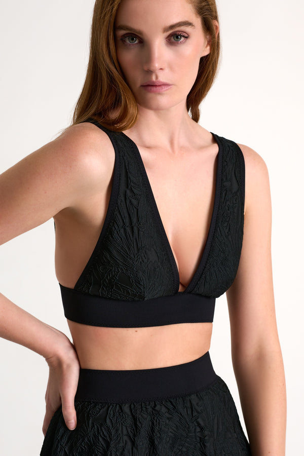 Shan Maxime Textured top