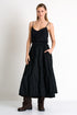 Shan Maxime Flared maxi skirt