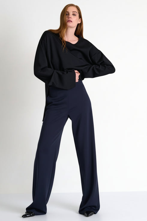 Shan Sofia Tailored wide-leg pants