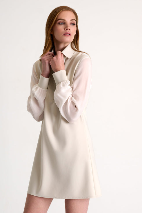 Shan Sofia Modern mesh detailed dress - 52567-68-110