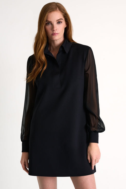 Shan Sofia Modern mesh detailed dress - 52567-68-800