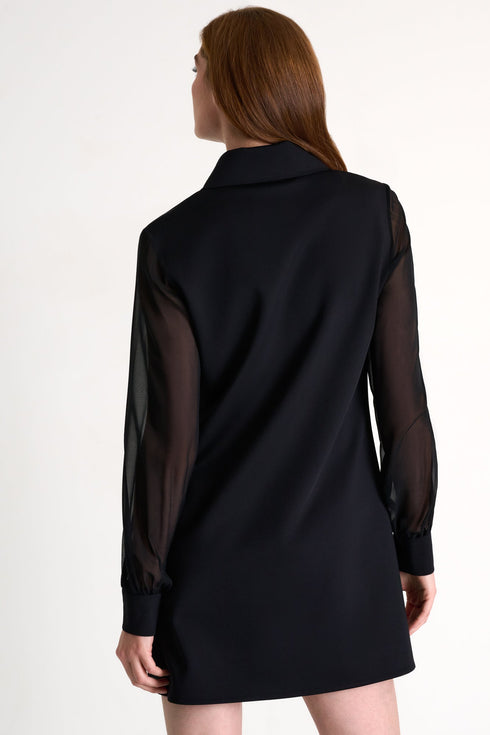 Shan Sofia Modern mesh detailed dress - 52567-68-800