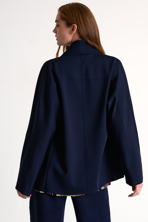 Shan Sofia Loose-fit lapel jacket