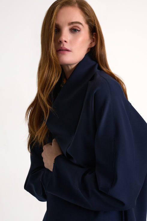 Shan Sofia Loose-fit lapel jacket