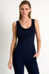 Shan Sofia Wide Strap Jersey Top