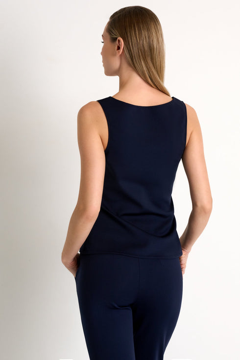 Shan Sofia Wide Strap Jersey Top - 52567-95-550