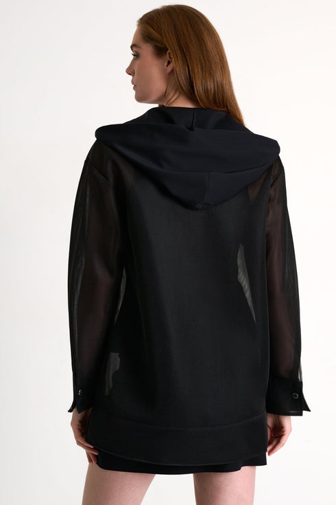 Shan Nelly 3D Mesh Hoodie - 52573-80-800