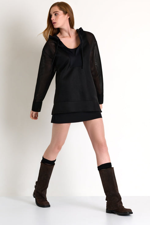 Shan Nelly 3D Mesh Hoodie - 52573-80-800