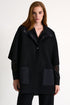 Shan Margot Wool hooded cape