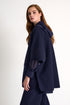 Shan Margot Wool hooded cape