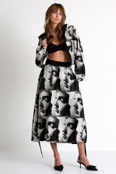 Printed Midi Skirt - 52619-47-951 02 / 951 Elena