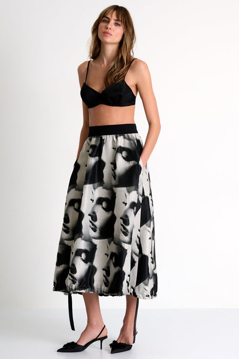 Printed Midi Skirt - 52619-47-951 02 / 951 Elena