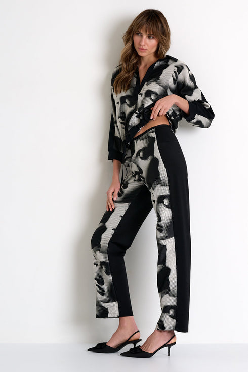 Jacquard Printed Pants - 52619-59-951 02 / 951 Elena