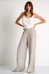 Sparkly Linen Pants - 52626-52-110 02 / 110 Beige